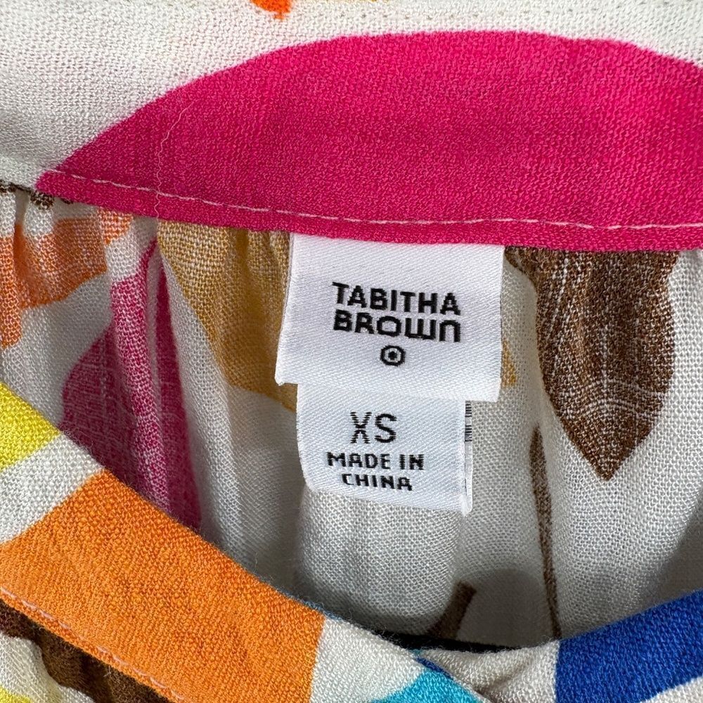 Tabitha Brown X Target Multicolor Leaf Print Tuni… - image 6